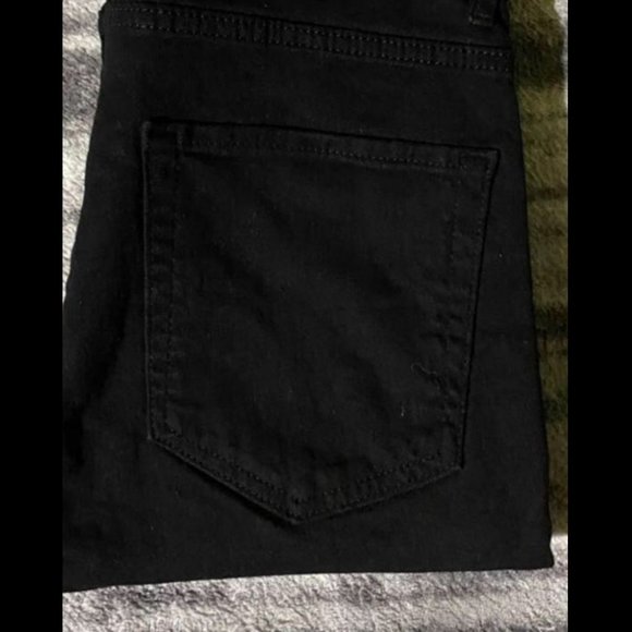 Slim Fit High Waisted Boyfriend Jean Straight Leg Blue Women Size 26 - Picture 3 of 3